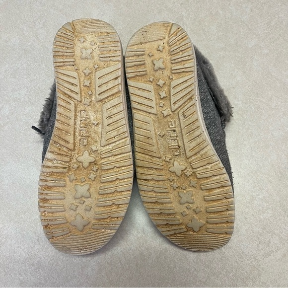 Hey Dude Britt Youth Stretch Fleece Grey shoes size youth 1 - Picture 7 of 8